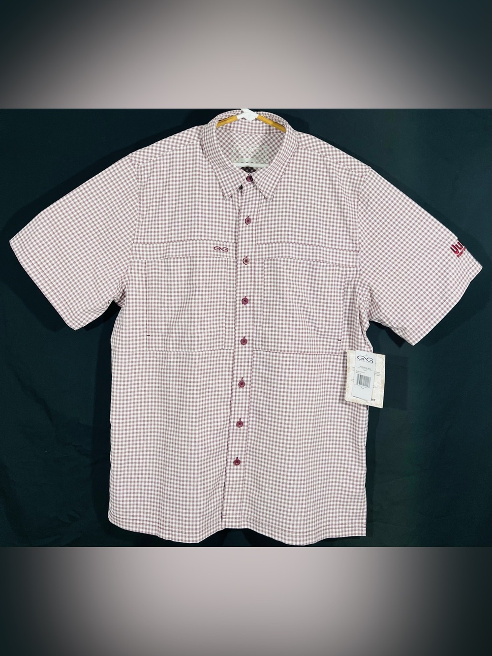 Game Guard Outdoors TekCheck Men’s Vented Fishing Hunting Shirt Sz Large VULCAN